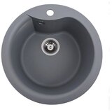  Sudoper Turas 480 sivi s sifonom | shoptok.hr