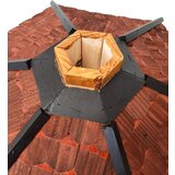  Drvena hranilica za ptice sa posudom za hranu 56x46x37 | shoptok.hr