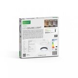 smart+ plafonjera Green Tech ASTRA-L metalna 76W, 3CCT s daljinskim up., fi 52cm | Shoptok.si