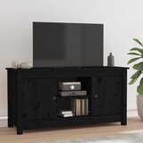 The Living Store TV omarica črna 103x36,5x52 cm trdna borovina - TV Omarica, (21376103) Cene