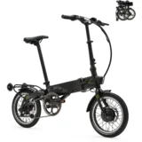 zložljivo električno kolo supra 4.0 black lime | 16" kolesa | 70 km dosega, (22118436)