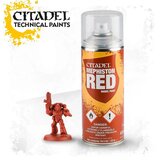 Games Workshop Spray Paint Mephiston Red cene