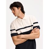 Reserved Comfort fit polo-majica - krem | shoptok.hr