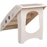 vidaXL Sklopive stepenice za pse krem 62 x 40 x 49,5 cm | shoptok.hr