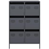  Visoka komoda antracit 68x39x101,5 cm od čelika | Eponuda.com