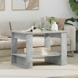 Kava Stol Betonski sivi 72 x 50 x 50 cm Konstruirano drvo | shoptok.hr