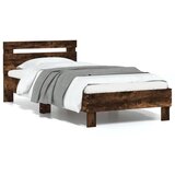 Furnova Posteljni okvir brez vzmetnice z vzmetnice dim. hrast 90x190 cm, (21936357) | Shoptok.si