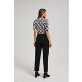 Moodo Marisse Black Straight Leg Trousers | Shoptok.si