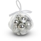 Family Christmas set kroglic za na božično drevo Ø3 cm 12 kosov srebrne Cene
