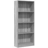 Maison Chic Knjižna omara - Knjižni regal siva sonoma 60x24x143 cm inženirski les, (21724835) Cene