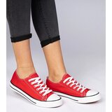 D/CEO marka niezdefiniowana Red classic women's sneakers Menfis | ePonuda.com