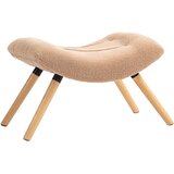 HOMCOM sedežni tabure poliester, pena 67D x 45Š x 38V cm rjavo, (5000235430) | Shoptok.si