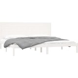  Za krevet od masivne borovine bijeli 200 x 200 cm | shoptok.hr