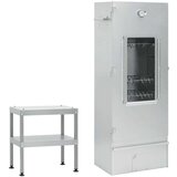  Pečica za dimljenje z mizo galvanizirano jeklo, (20722855) | Shoptok.si