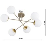 Brilagi Plafonski luster MILO 6xE27/60W/230V bež/zlatna | Eponuda.com