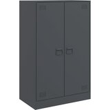 Maison Chic Komoda - Predalnik antracitna 67x39x107 cm jeklo, (21715734) Cene