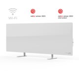 Aeno Premium Eco Smart Heater, 700W, Tempered glass, Infrared+convection heating type, Plug type: Europe (E/F type), WHITE | Eponuda.ba