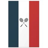  Plakat - French Flags and Black Badminton Rackets 29.7x42 Bez okvira | shoptok.hr
