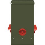 Hranilica za piliće 2 pcs Maslinasto zelena 60,5 x 29 x 51 cm | Eponuda.com