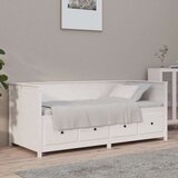  Dnevni ležaj bijeli 75x190 cm od masivne borovine | shoptok.hr