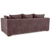 Scandic Temno rjava sedežna garnitura iz umetnega usnja 225 cm Hamburg – | Shoptok.si