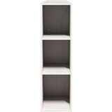 vidaXL Vzglavje s predelki bela 180 cm trdna borovina | Shoptok.si