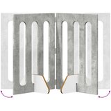  Preklopna ogradica za kućne ljubimce 4 pcs Betonsko Siva | shoptok.hr