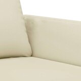  2-dijelni set sofa s jastucima krem od umjetne kože | shoptok.hr