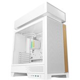 DeepCool Računalniško ohišje CL6600 WH, AIO 360mm, ATX, Midi-Tower, ARGB, kaljeno steklo, belo | Shoptok.si