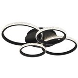 Tri O črna led stropna svetilka 49.5x65.5 cm cires – | Shoptok.si