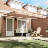  Povlačivi tende Šareni 400 × 350 cm Tkanina i Aluminij | shoptok.hr