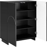  Ormar za cipele 73 x 38 x 87,5 cm Konstruirano drvo Crna | shoptok.hr