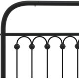  Metalno zamjensko uzglavlje crno 107 cm | shoptok.hr