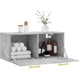  Zidni ormarić boja betona 80x36,5x35 cm od konstruiranog drva Siva 80 x 36.5 x 35 cm | shoptok.hr