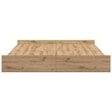  Krevet s ladicama s uzglavljem Umjetnički hrast 180 x 200 cm | shoptok.hr