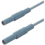 SKS Hirschmann 4 mm safety test lead\, 2x straight plugs\, 2\,5 mm²\, 200 cm, (20423193) Cene