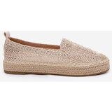 VINCEZA Women's Platform Espadrilles Beige 17392 | Shoptok.si