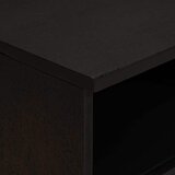  Noćni ormar s ladicama Crna 40 x 33 x 46 cm Čvrsto drvo manga | Eponuda.com