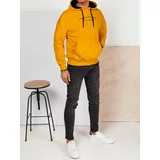 DStreet Men's Printed Sweatshirt, Yellow