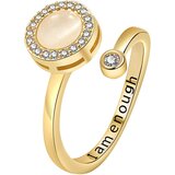 INF Nastavljiv odprt obroč z vrtljivim diskom Gold, (21238037) | Shoptok.si