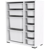 Hanah home Multifunkcionalna komoda Zen 2D2K6U, 69,5 x83 x30 cm, Bijela | Eponuda.ba
