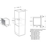 Gorenje BM201SG3BG Vgradna mikrovalovna pecica z žarom, 20 litrov 743066 | Shoptok.si