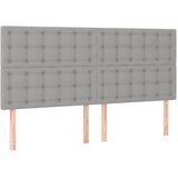  box spring s madracem LED svjetlosivi 180x200 cm tkanina | shoptok.hr
