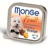 Monge pašteta za pse pačetina i pomorandža 100g Cene