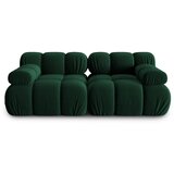 Micadoni Home zelena žametna sedežna garnitura 188 cm bellis – Cene