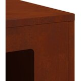  Kamin Smeđa 60 x 40 x 96 cm Čelik otporan na vremenske uvjete | shoptok.hr