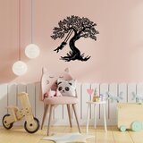 Wallity Zidna dekoracija Rockıng Gırl, 70 x 73 cm, Crna | ePonuda.com