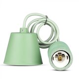 Strujni kabl 1xE27/60W/230V beton/zelena | Eponuda.com