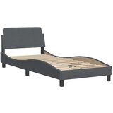  Okvir za krevet bez madraca tamnosivi 90x190 cm baršunasti | shoptok.hr