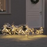  LED Riječni jeleni s 40 LED svjetlima 5 pcs Zlatno PET | shoptok.hr